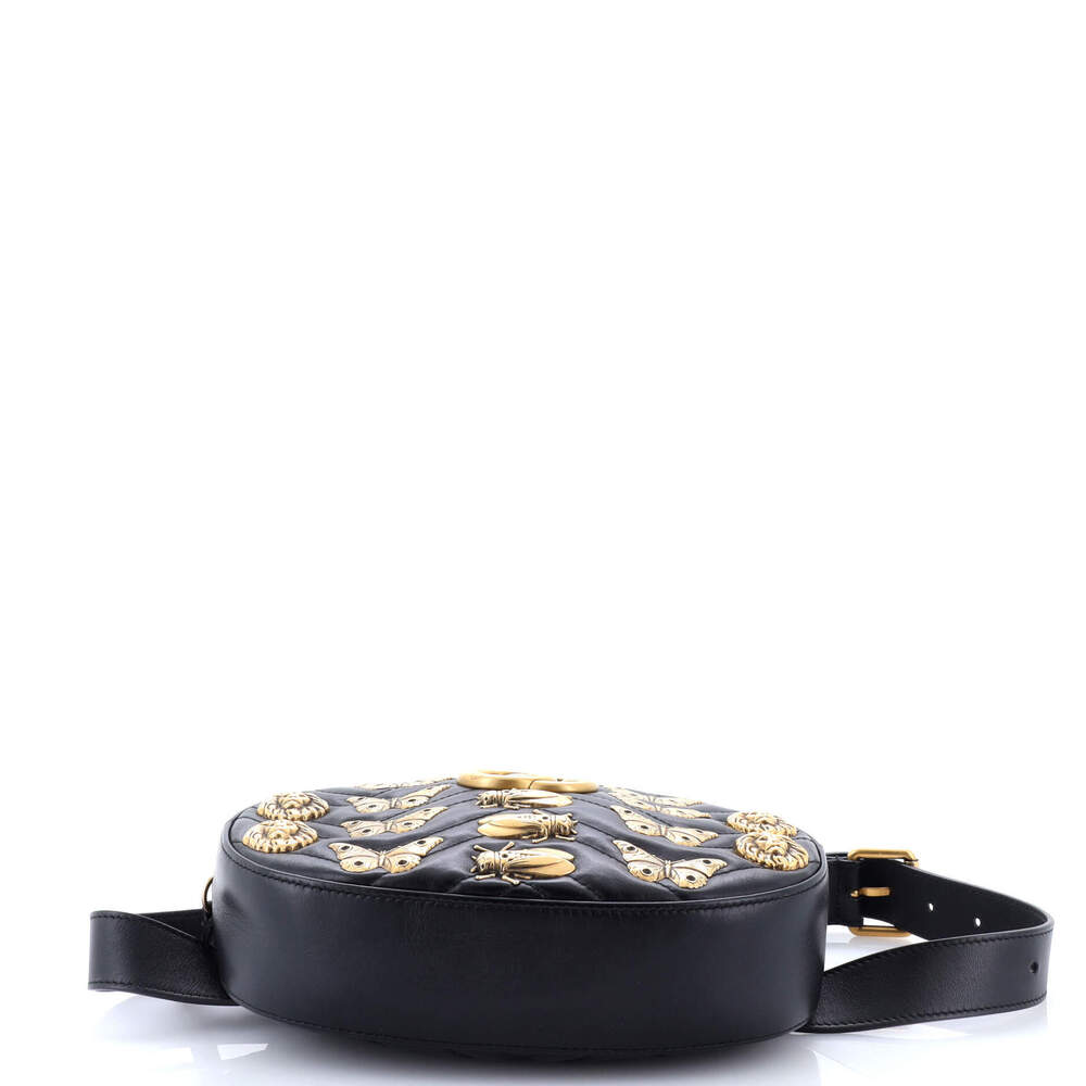 Gucci  GG Marmont Belt Bag Embellished Matelasse Leather - Picture 4 of 6